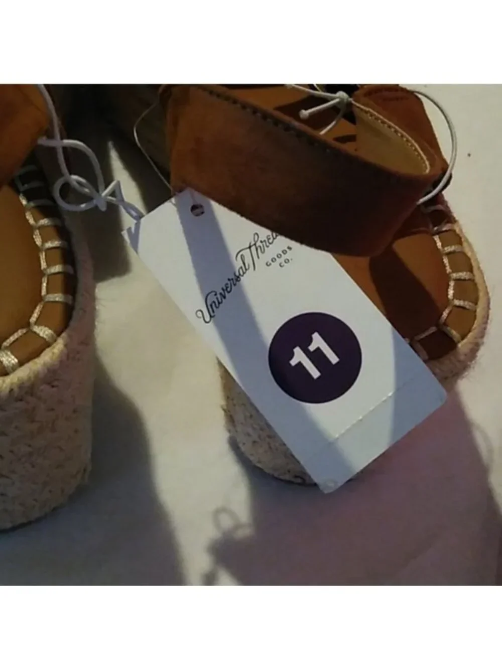 Universal Thread Cognac Morgan Sandals, size 11